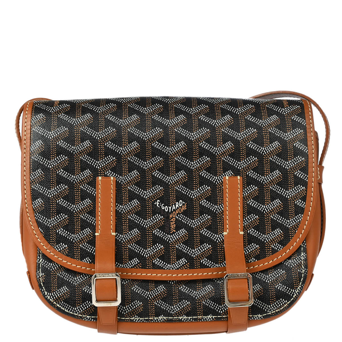 Goyard Brown Belvedere PM Shoulder Bag
