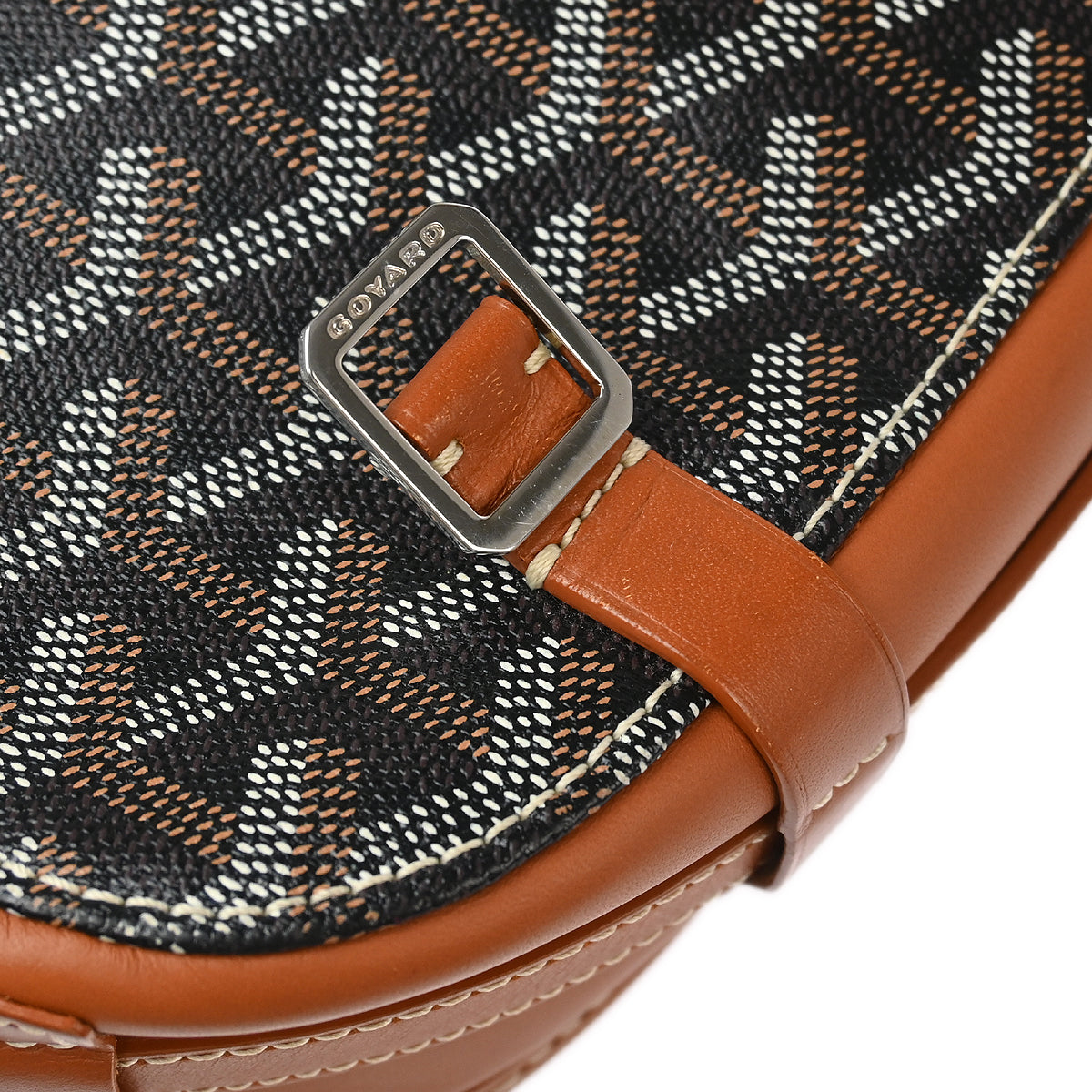 Goyard Brown Belvedere PM Shoulder Bag
