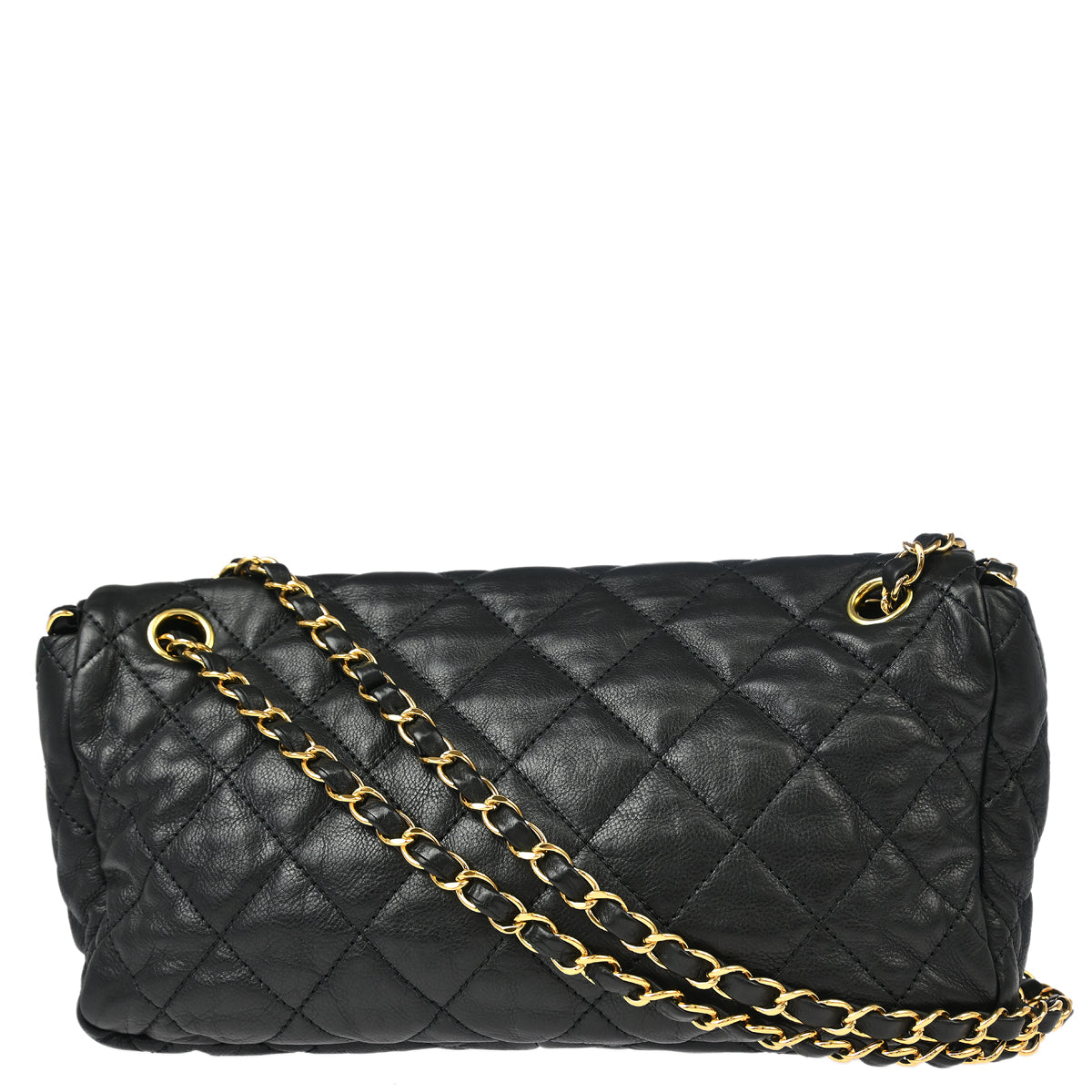 Chanel Black Calfskin Luxury Line Chain Me Shoulder Bag