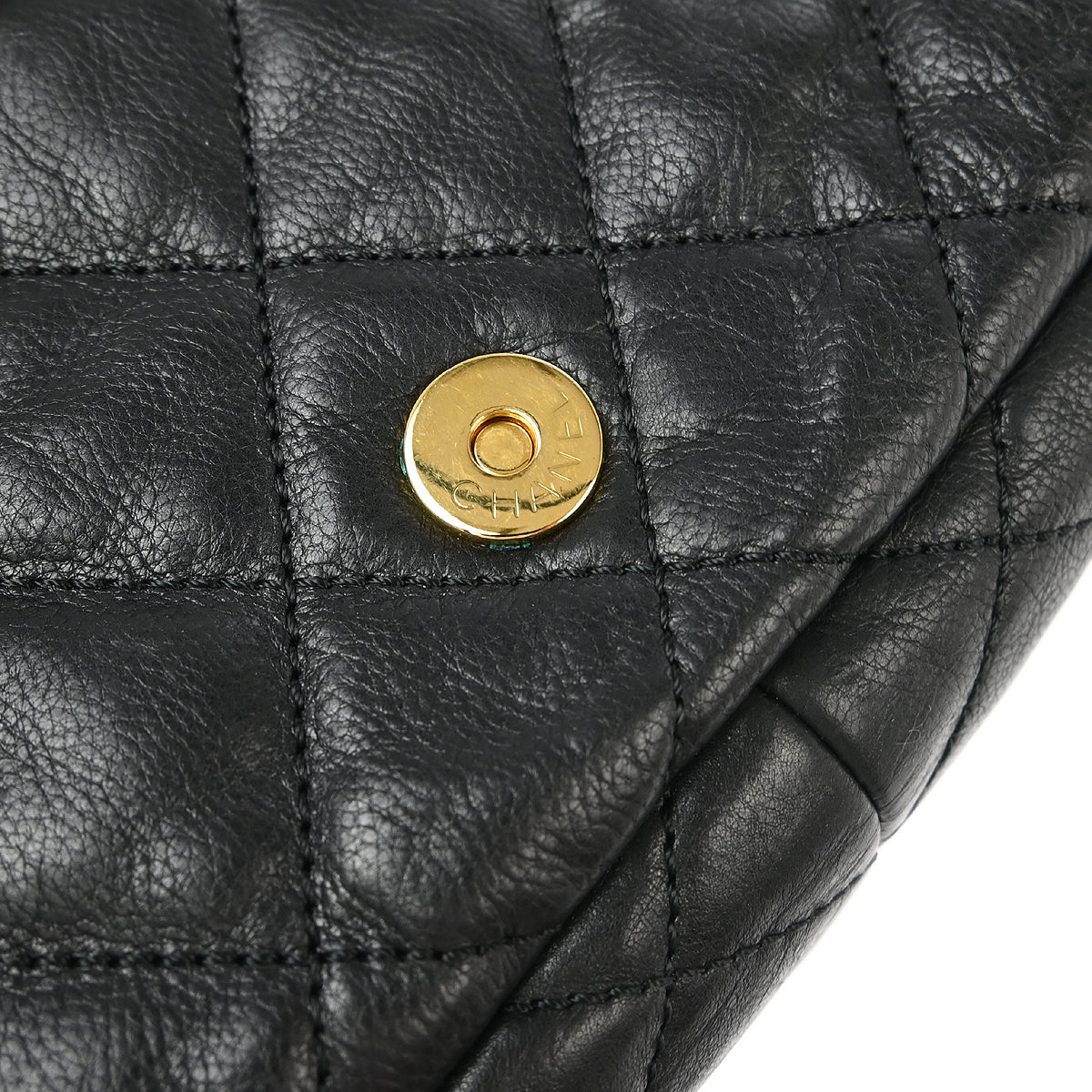 Chanel Black Calfskin Luxury Line Chain Me Shoulder Bag