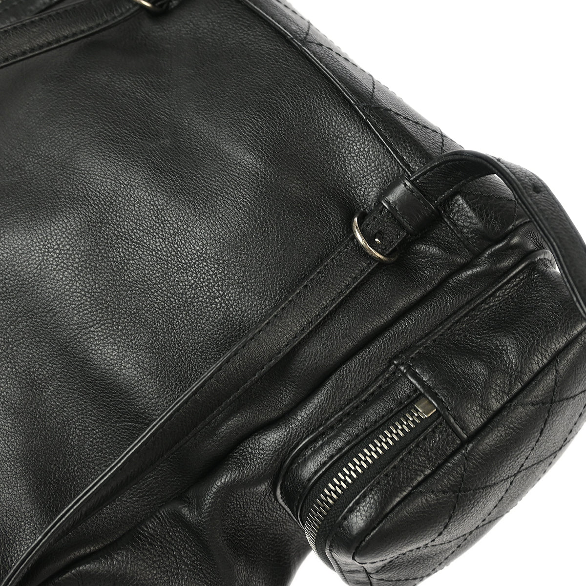 Chanel Black Calfskin Backpack