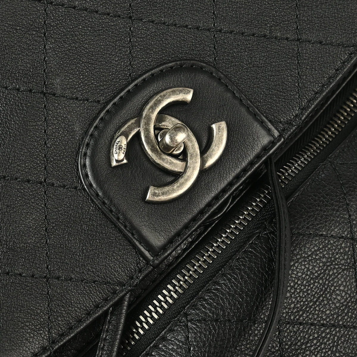 Chanel Black Calfskin Backpack