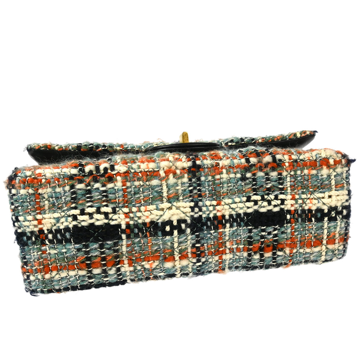 Chanel Multicolor Tweed 2.55 Medium Classic Double Flap Shoulder Bag