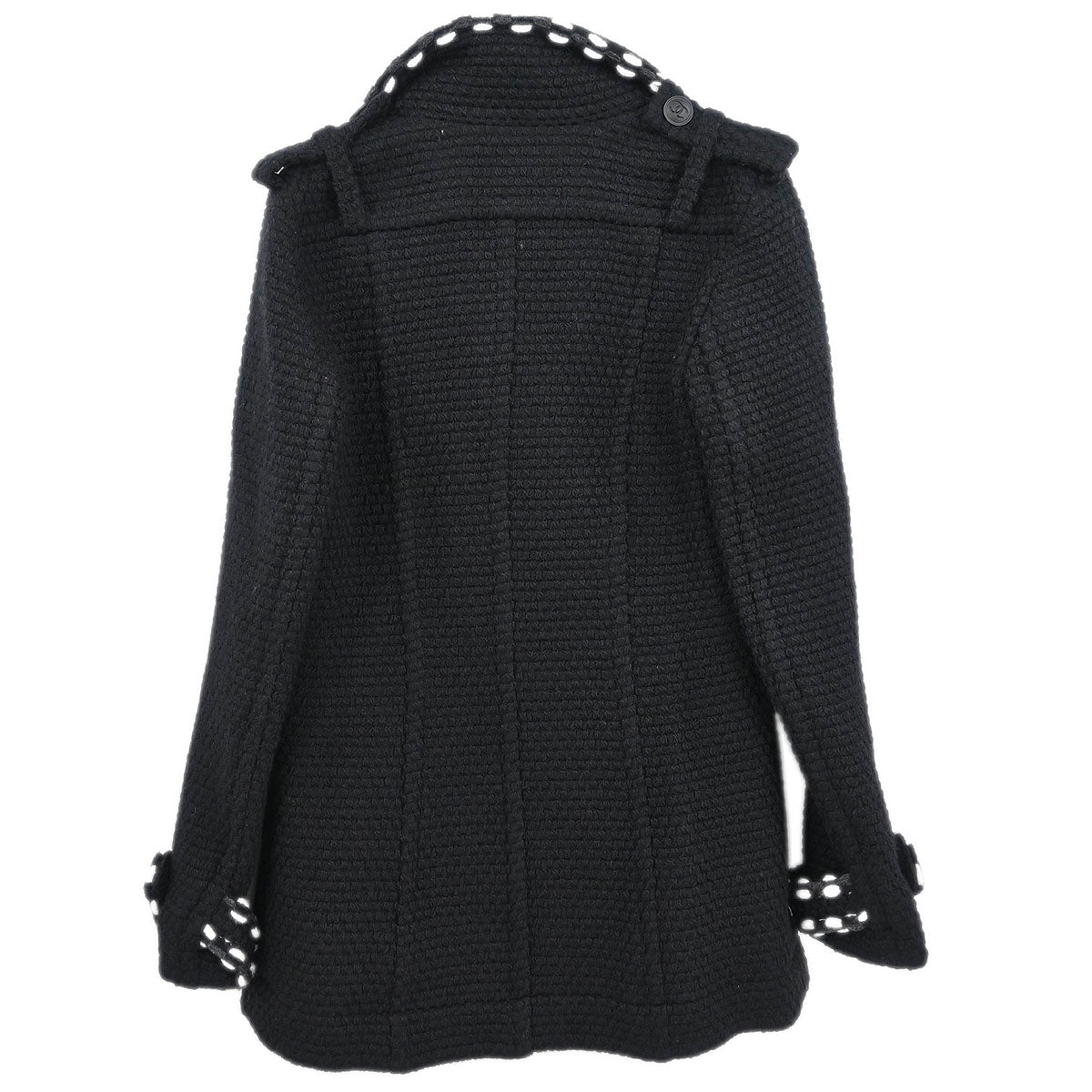 Chanel 2010 Double Breasted Jacket Black #38