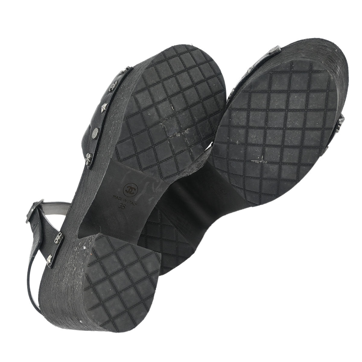 Chanel * Black Shoes Sandals