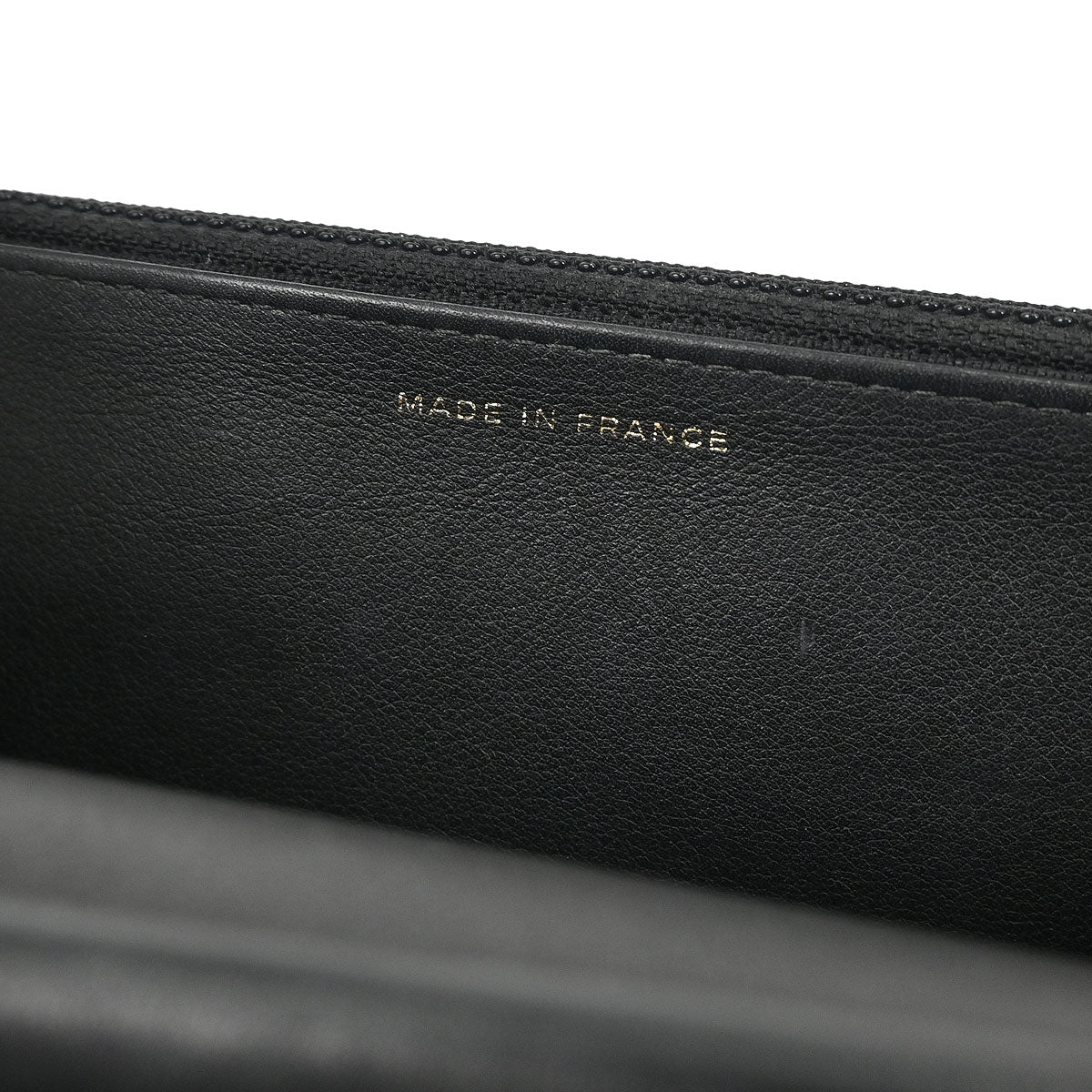 Chanel Black Lambskin Chevron WOC Wallet On Chain