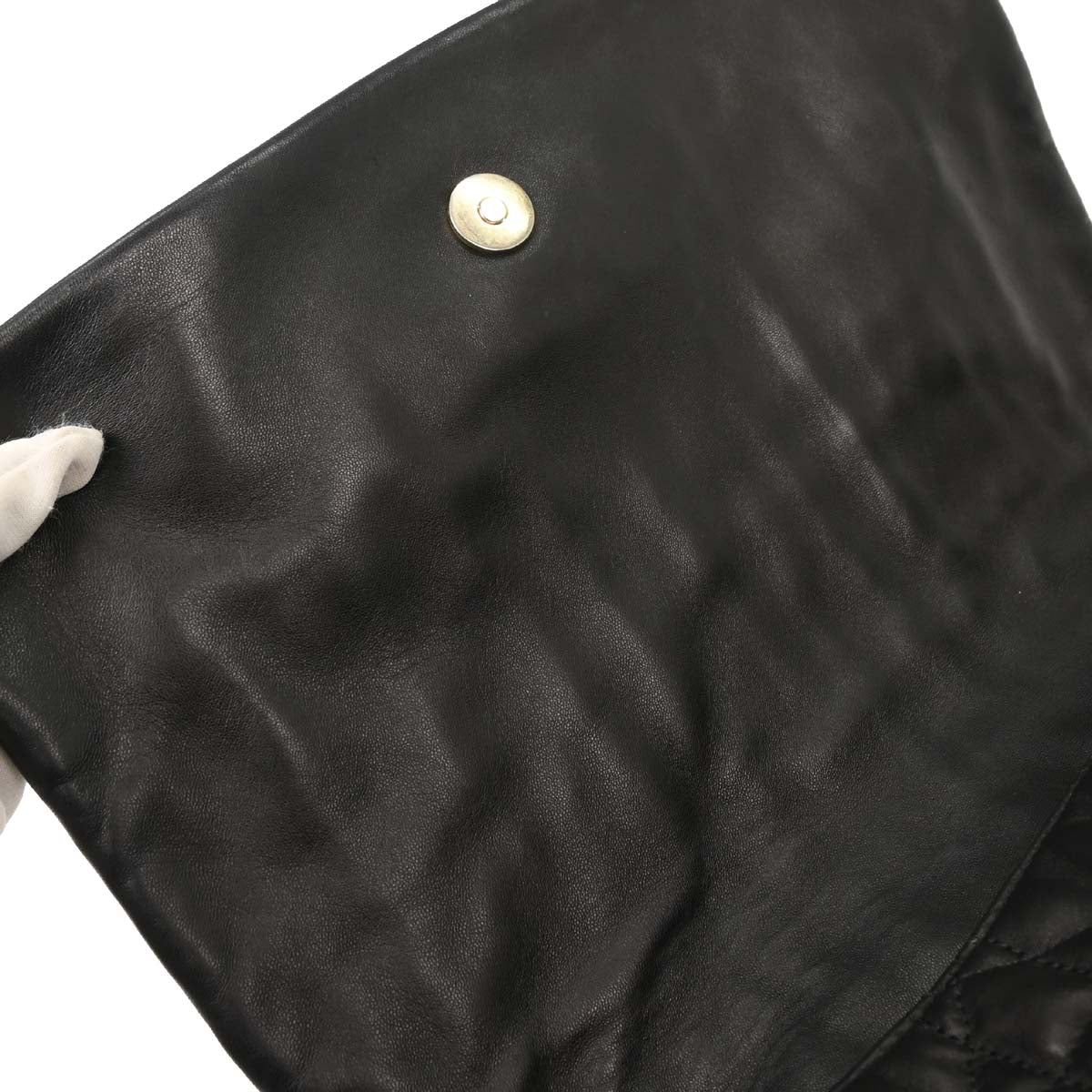 Christian Dior 2010 Black Lambskin Cannage Handbag