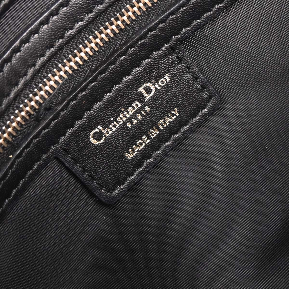 Christian Dior 2010 Black Lambskin Cannage Handbag