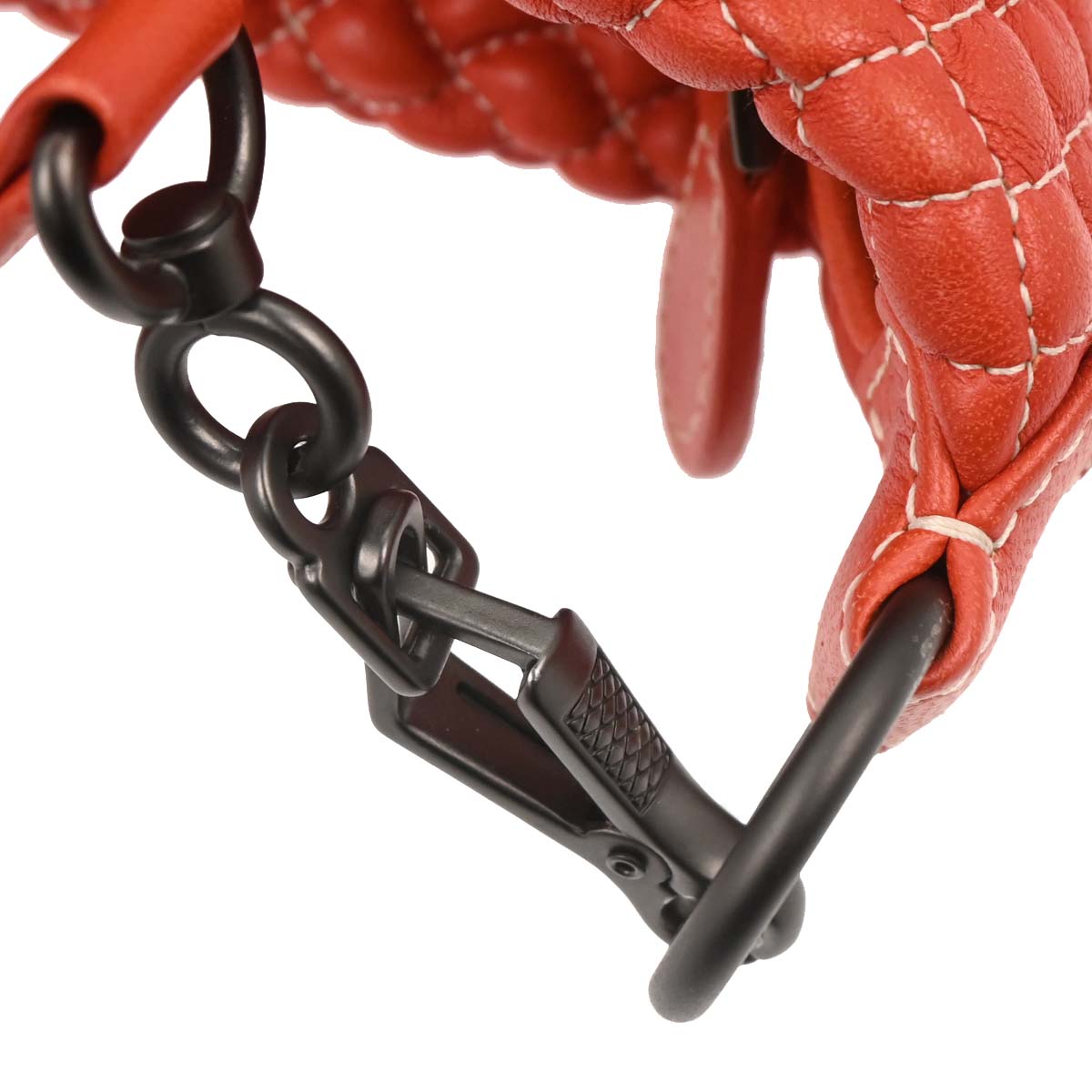 Bottega Veneta Red Leather Handbag