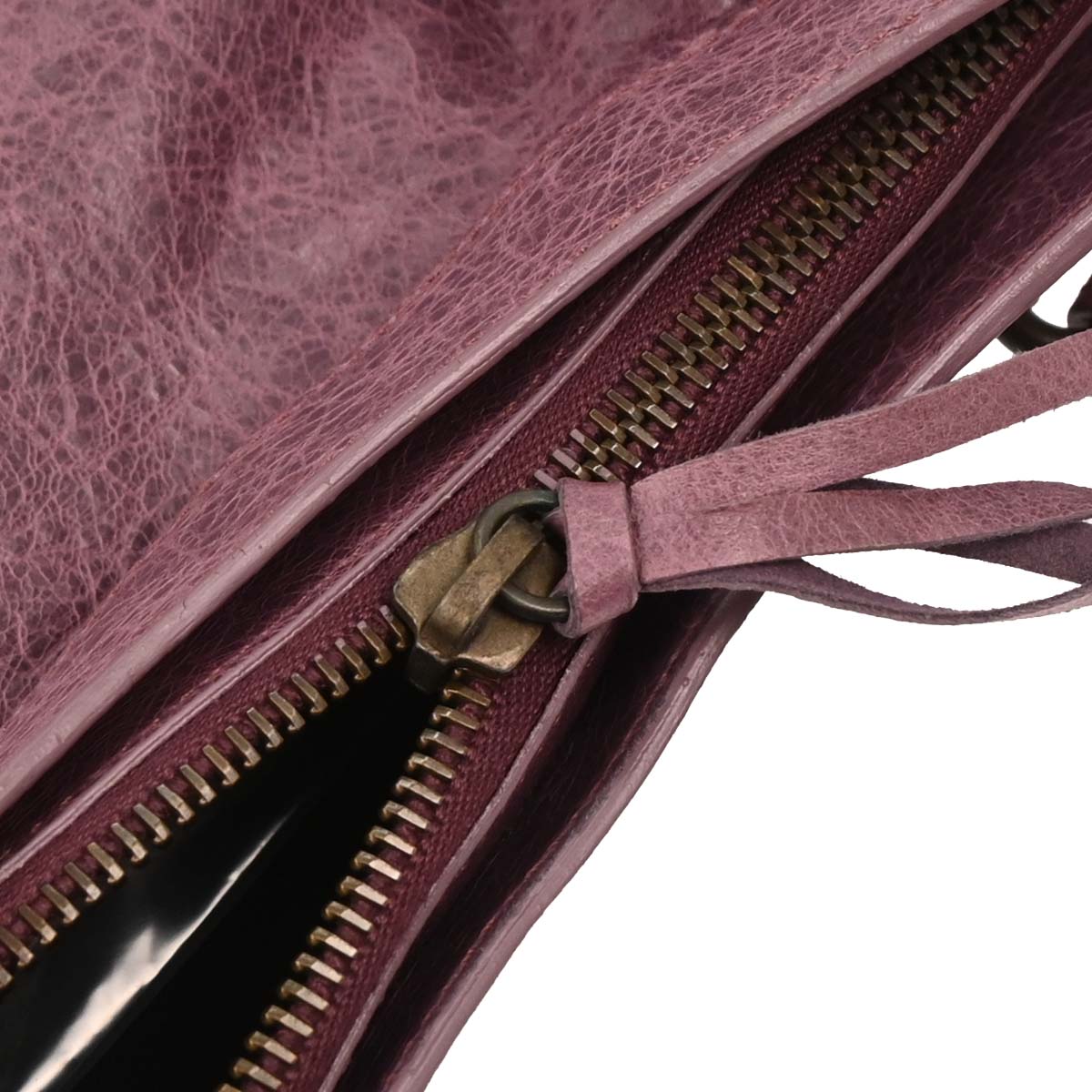 Balenciaga Purple Leather Classic The First 2way Shoulder Handbag