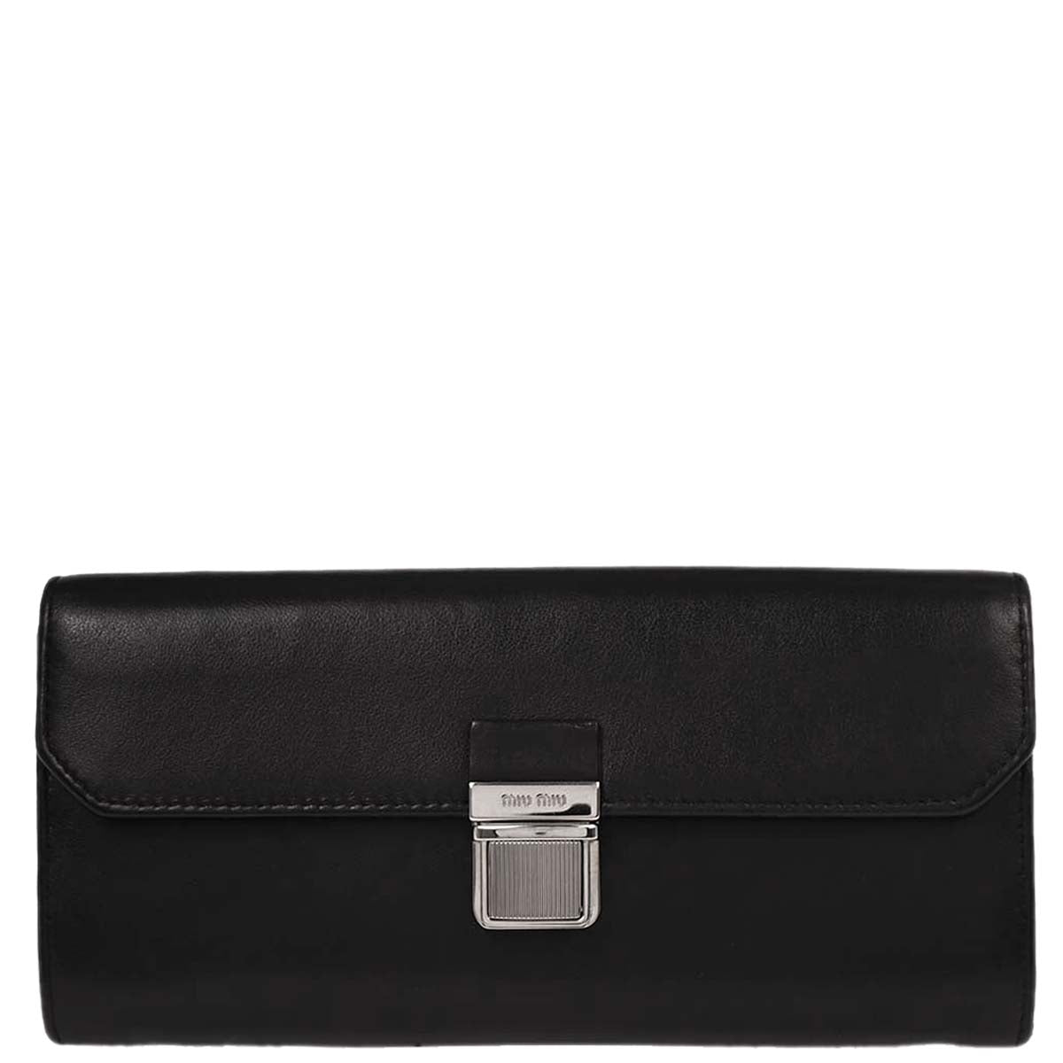Miu Miu Black Long Wallet