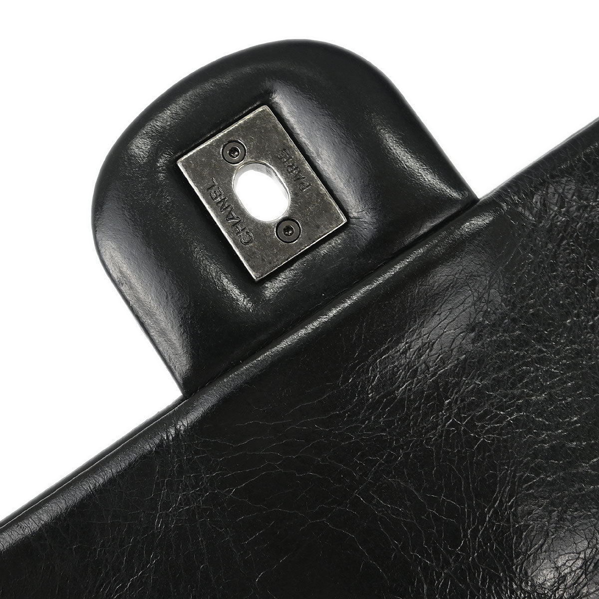 Chanel 2014 Black Calfskin Icon Shoulder Bag