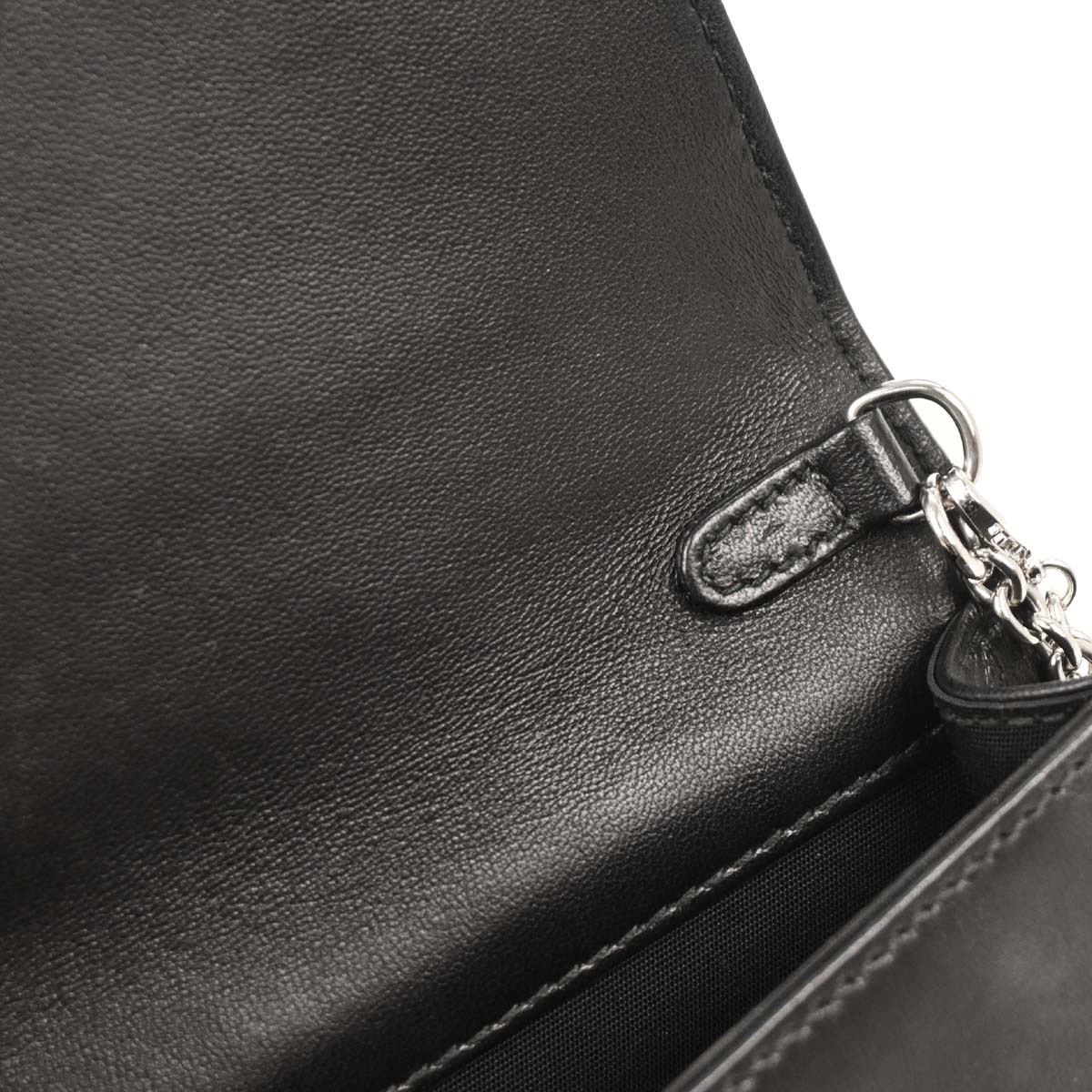 Christian Dior 2014 Black Lambskin Lady Dior Cannage Shoulder
