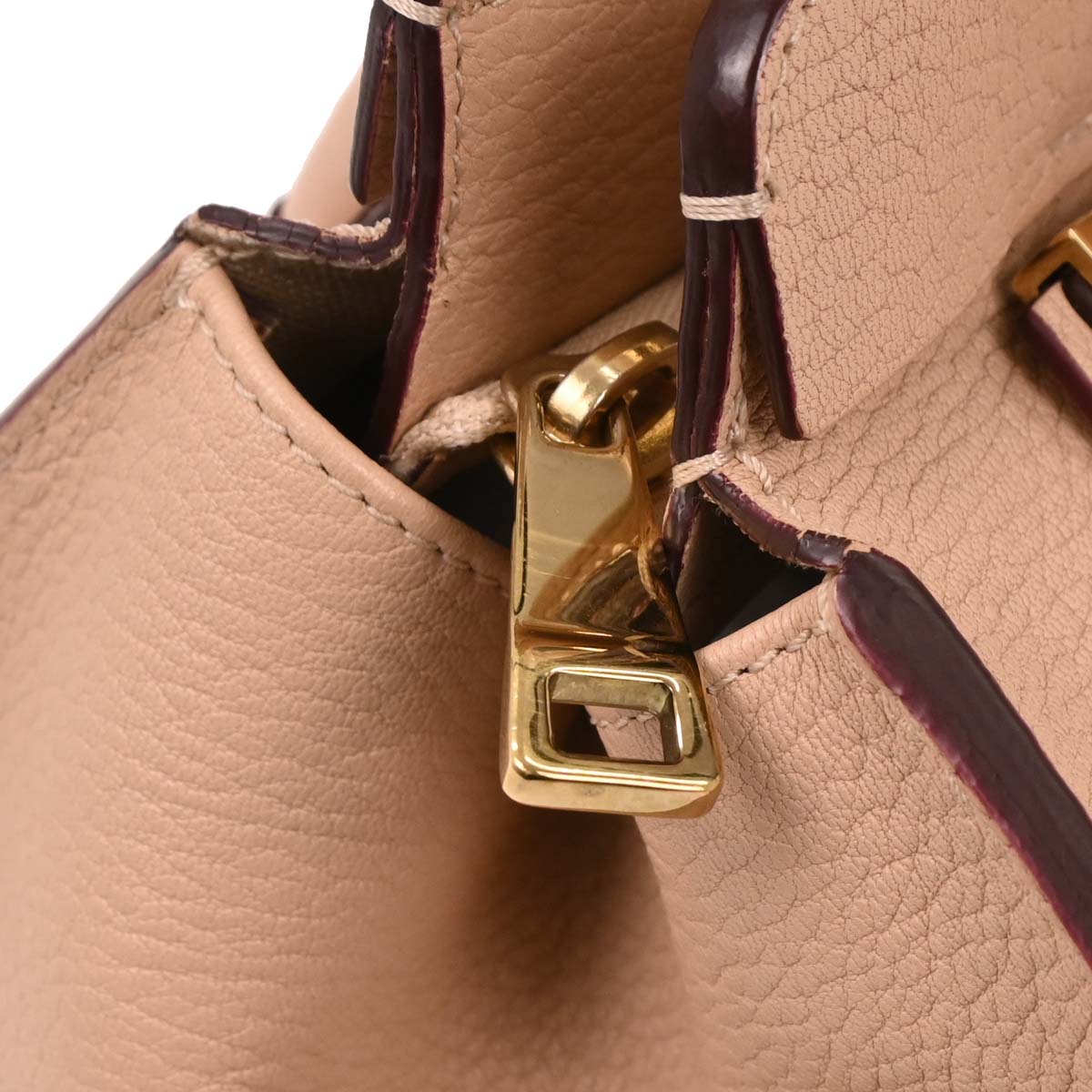 Chloe Beige Leather Everston 2way Shoulder Handbag
