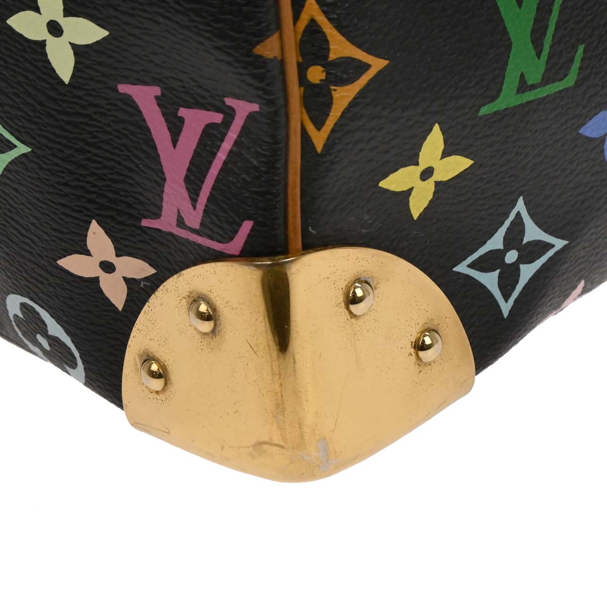 Louis Vuitton Black Monogram Multicolor Speedy 40 Handbag M93217