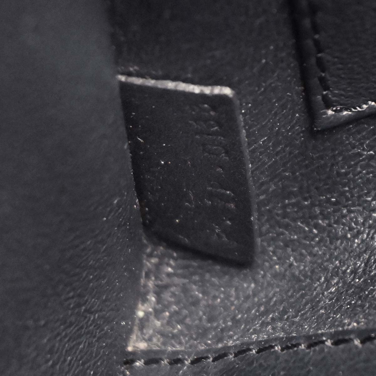 Celine Navy Leather Nano Luggage Tote Bag