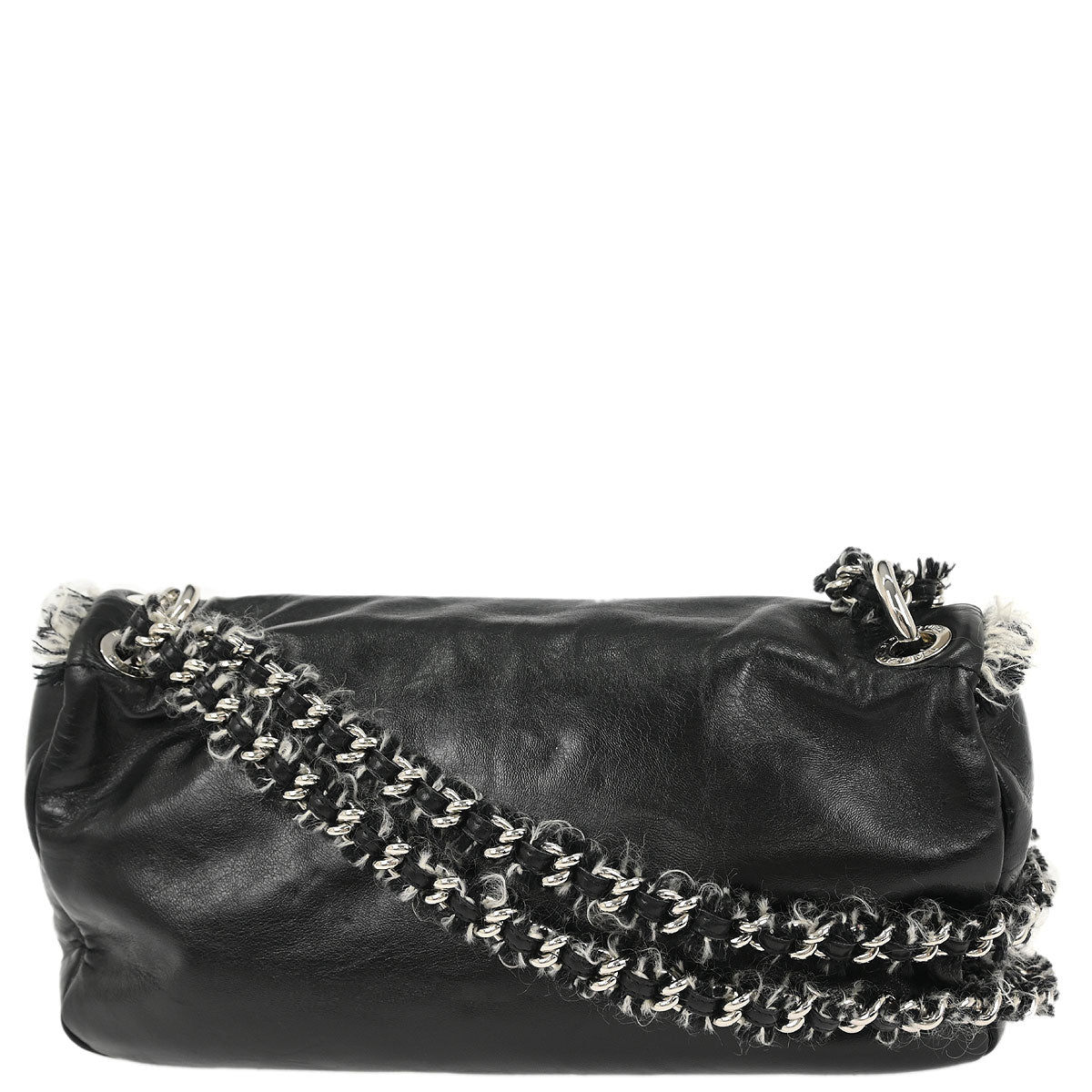 Chanel 2010-2011 Black Lambskin Shoulder Bag