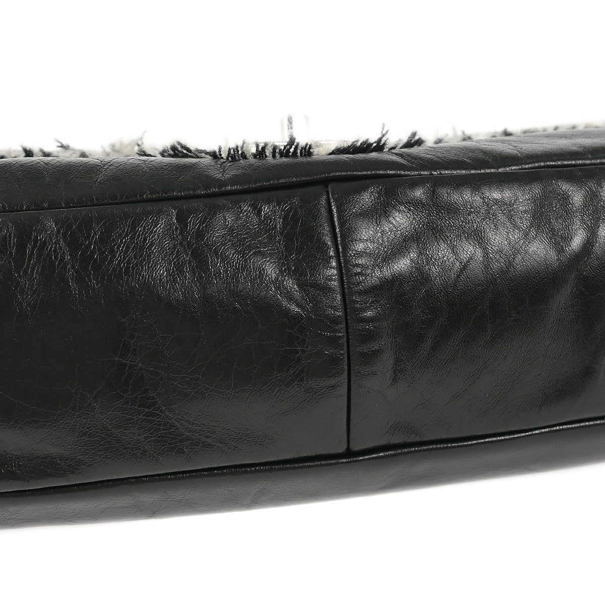 Chanel 2010-2011 Black Lambskin Shoulder Bag