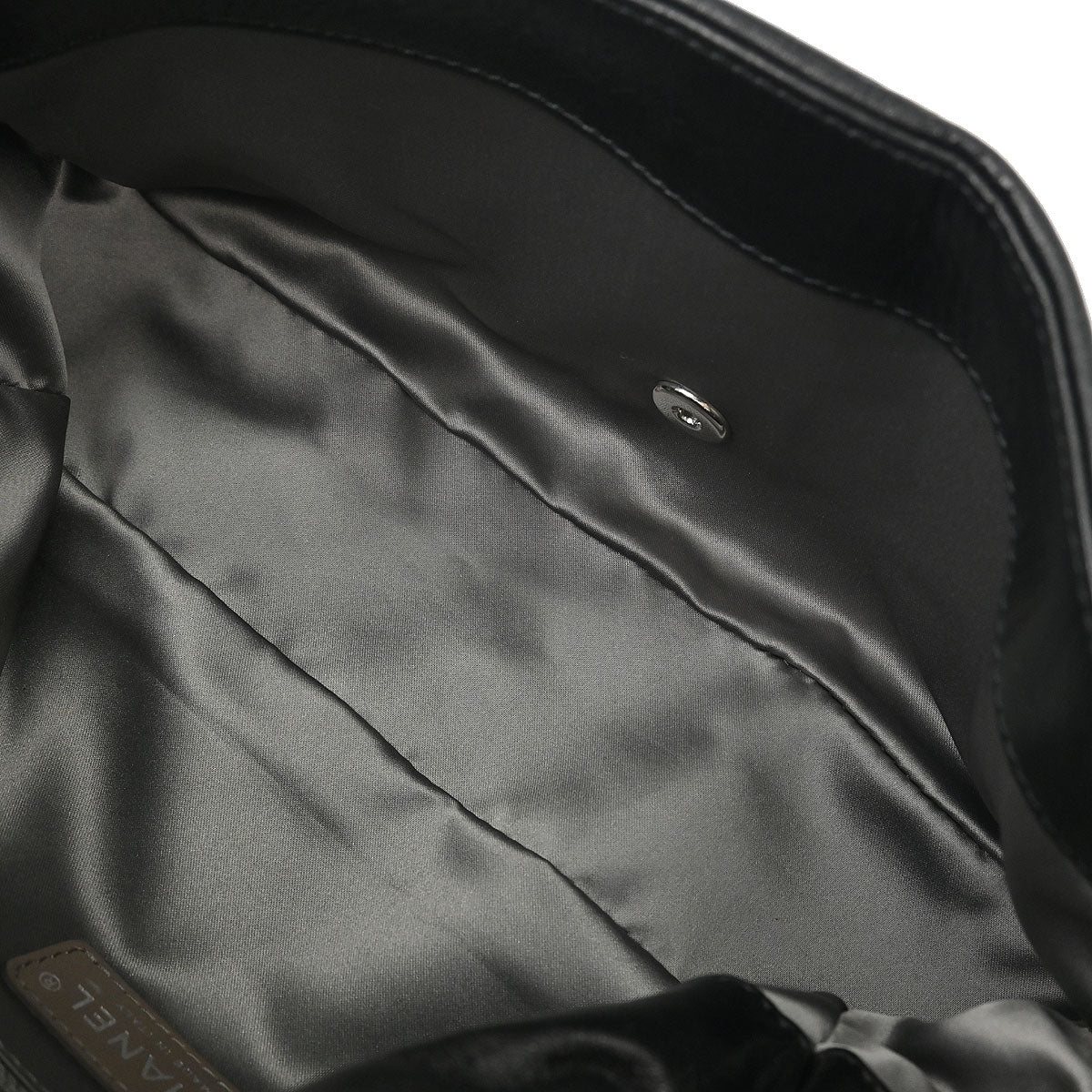 Chanel 2010-2011 Black Lambskin Shoulder Bag