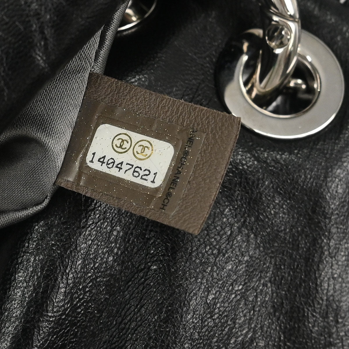 Chanel 2010-2011 Black Lambskin Shoulder Bag