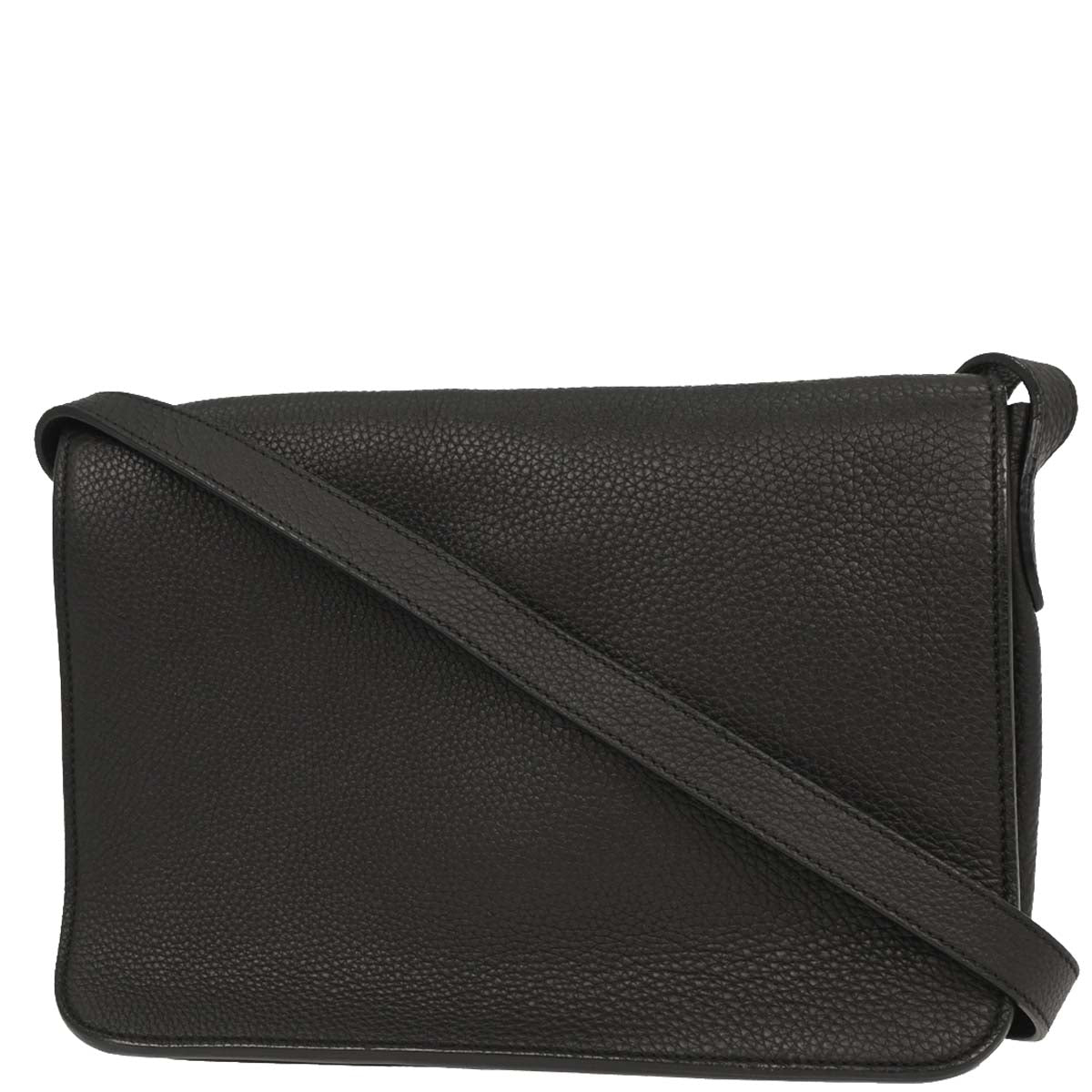 Gucci Black Leather Jackie Flap Shoulder Bag