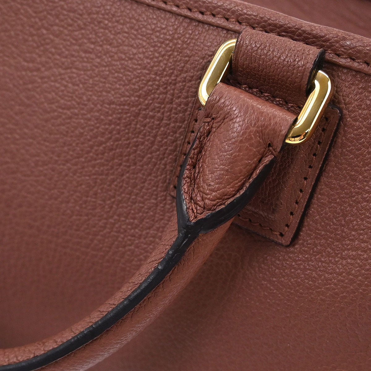 Loewe Brown Leather Amazona 28 Handbag