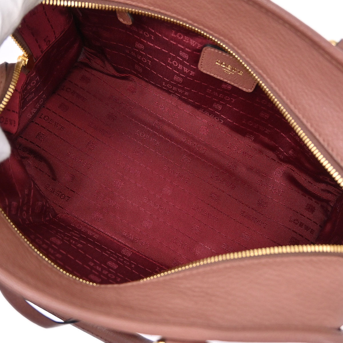 Loewe Brown Leather Amazona 28 Handbag