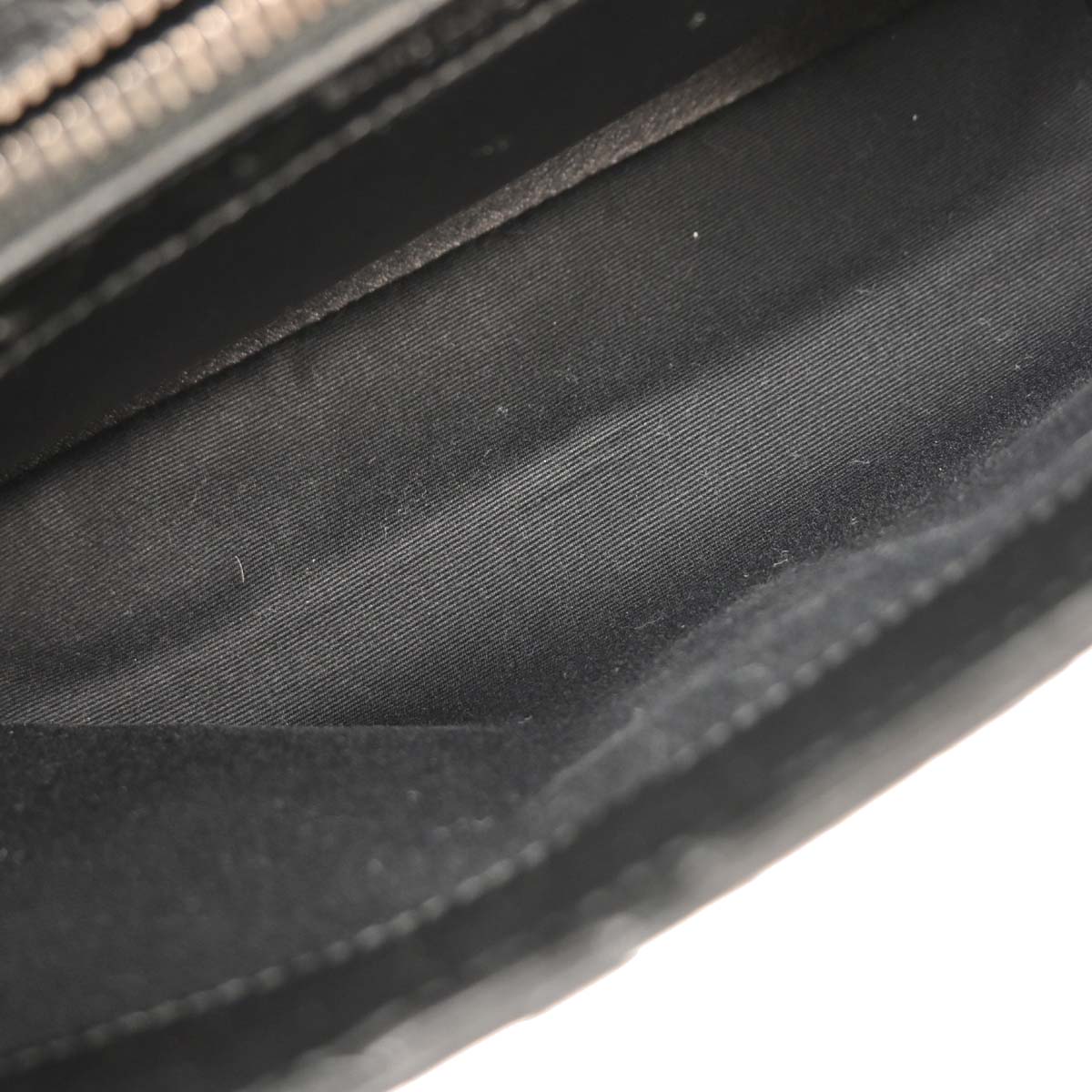 Saint Laurent * Black Python College 2way Shoulder Handbag