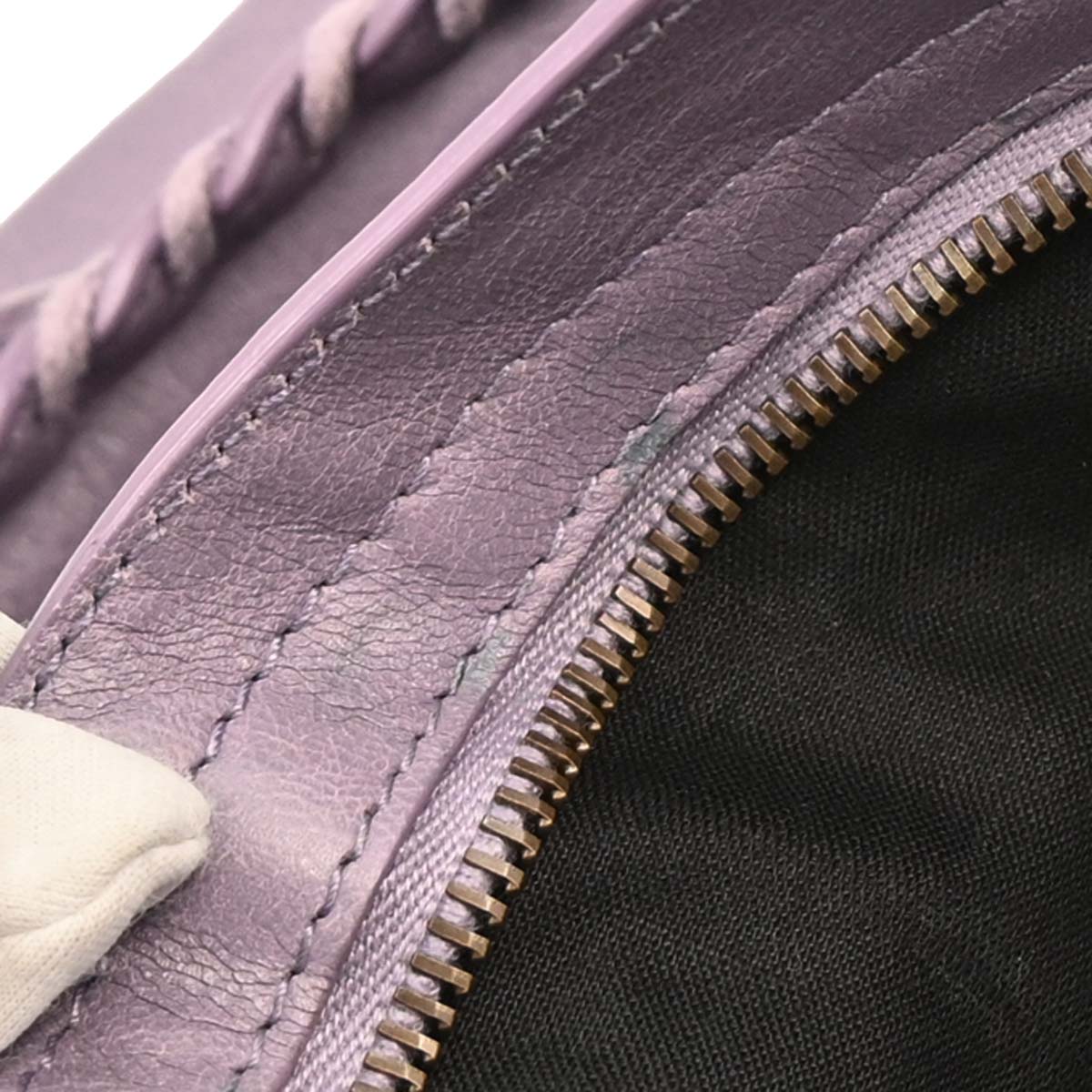 Balenciaga Purple The City Handbag