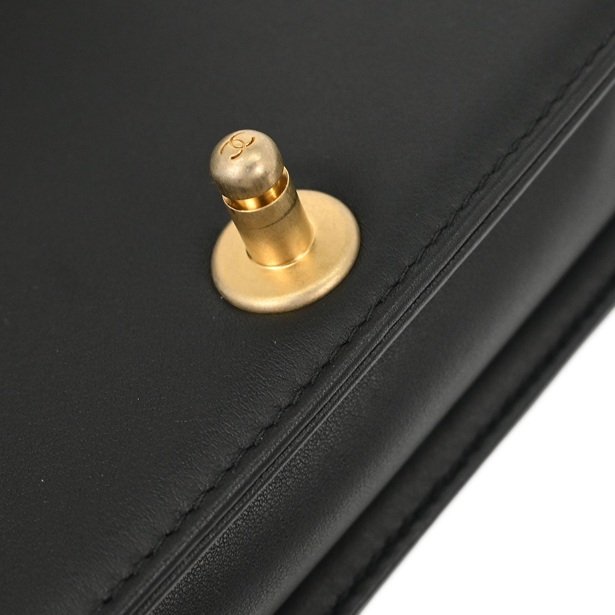 Boy Chanel Black Calfskin Chain Belt Bag