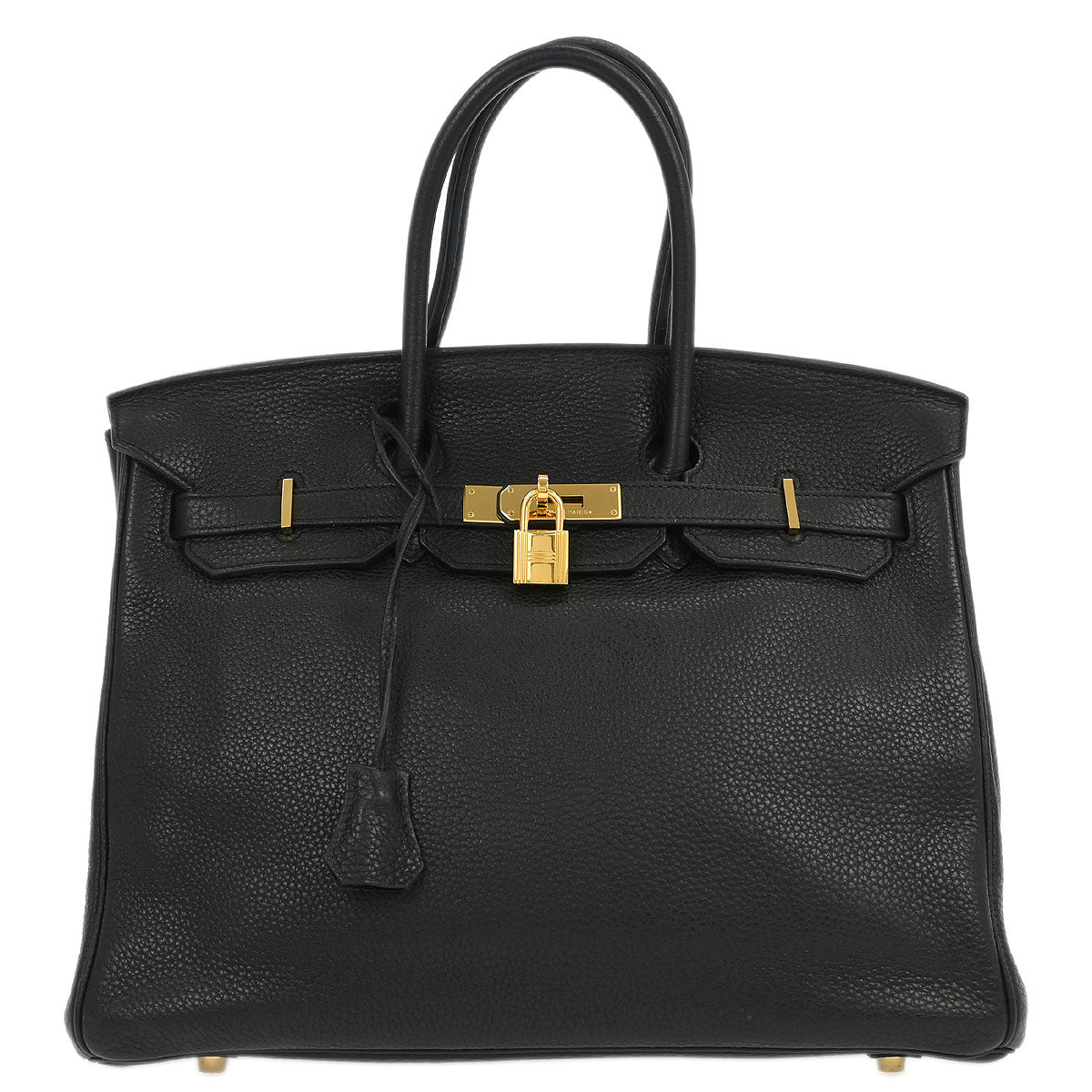 Hermes Black Togo Birkin 35 Handbag