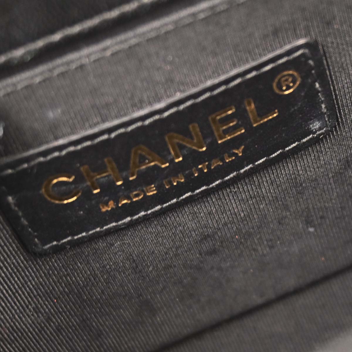 Boy Chanel Black Caviar Camellia Small Chain Shoulder Bag