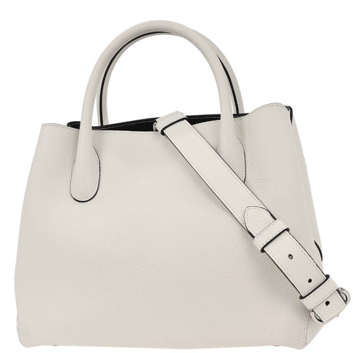 Christian Dior White Open Bar 2way Shoulder Tote Bag