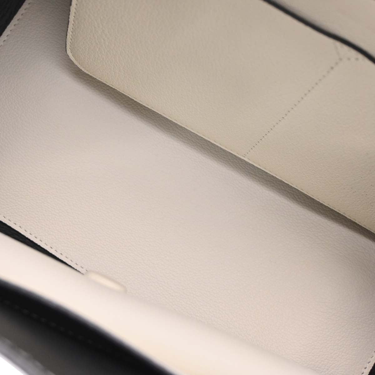 Christian Dior White Open Bar 2way Shoulder Tote Bag