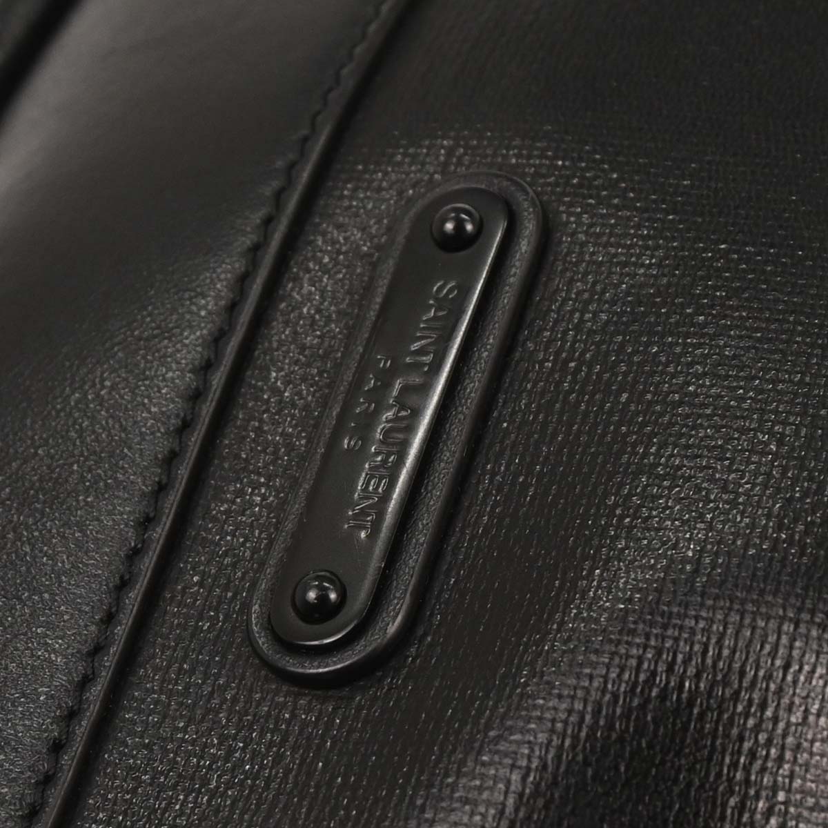 Saint Laurent Black Rivington Crossbody Bag
