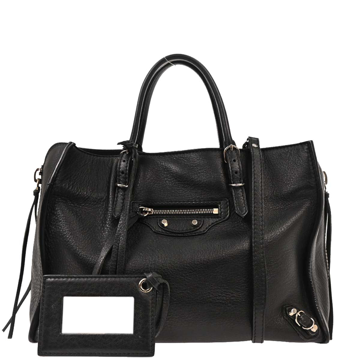 Balenciaga Black Papier A6 Tote Shoulder Bag