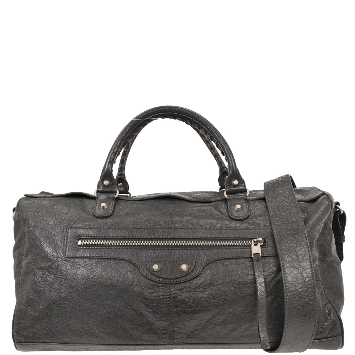 Balenciaga Gray Squash 2way Shoulder Duffle Bag