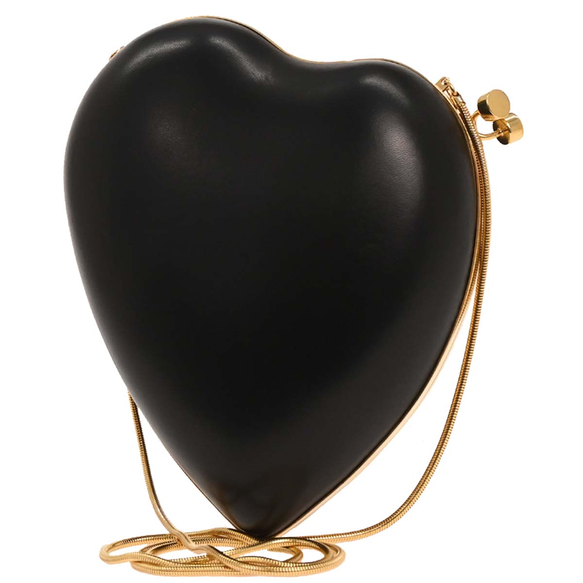 Saint Laurent Black Love Box Clutch Shoulder Bag