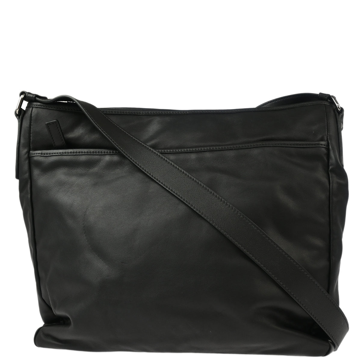 Prada Black Leather Shoulder Bag