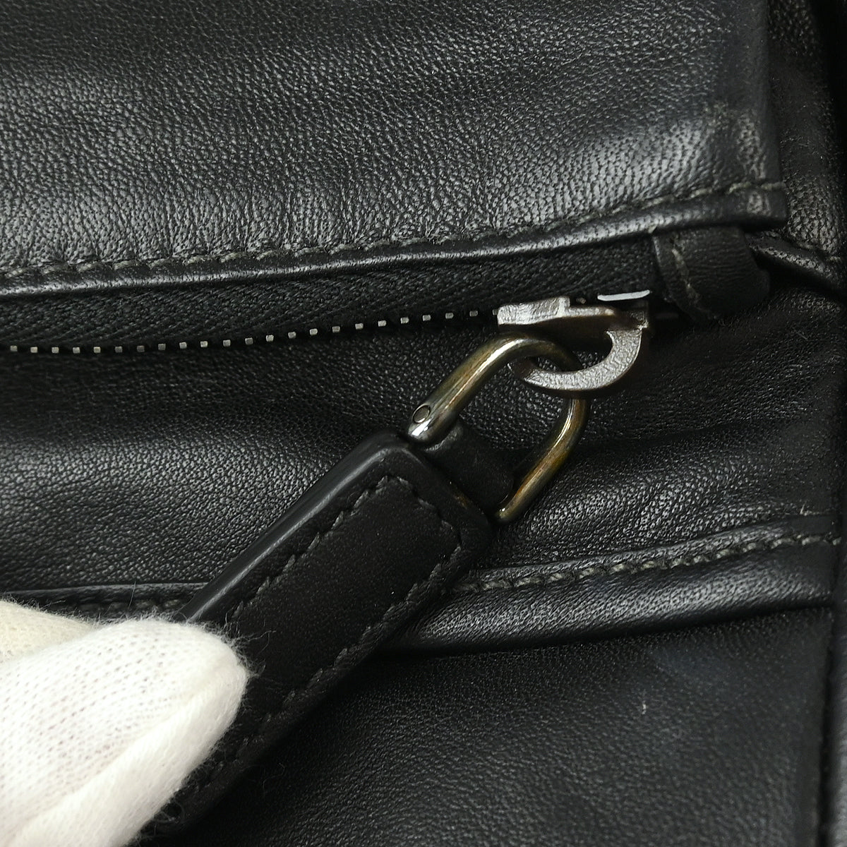 Prada Black Leather Shoulder Bag