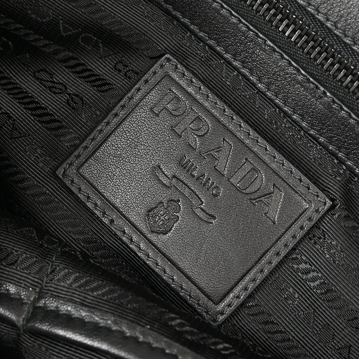 Prada Black Leather Shoulder Bag