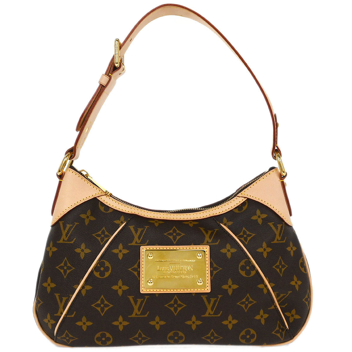 Louis Vuitton Monogram Thames PM Hobo Handbag M56384