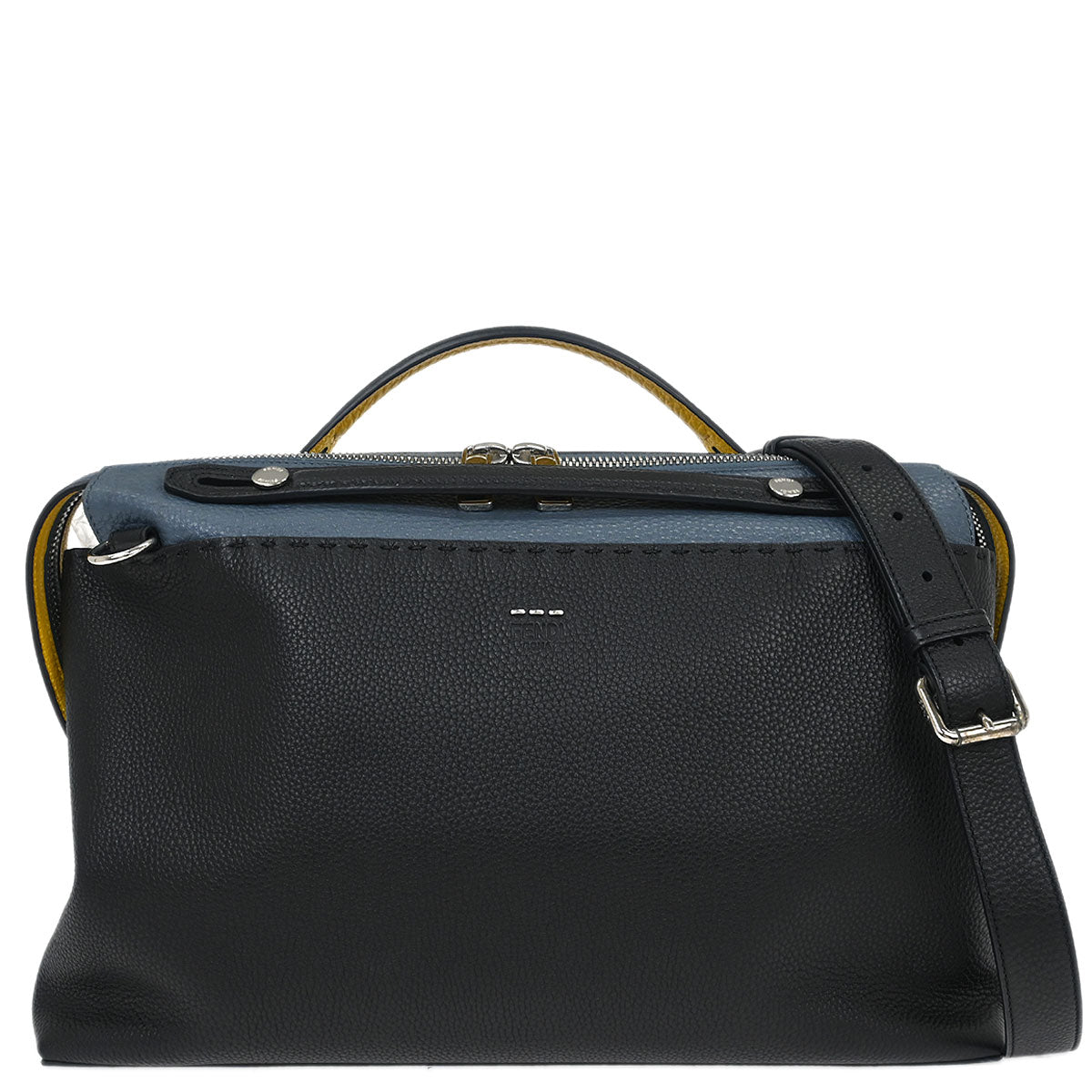 Fendi Navy Blue By The Way 2way Shoulder Business Bag