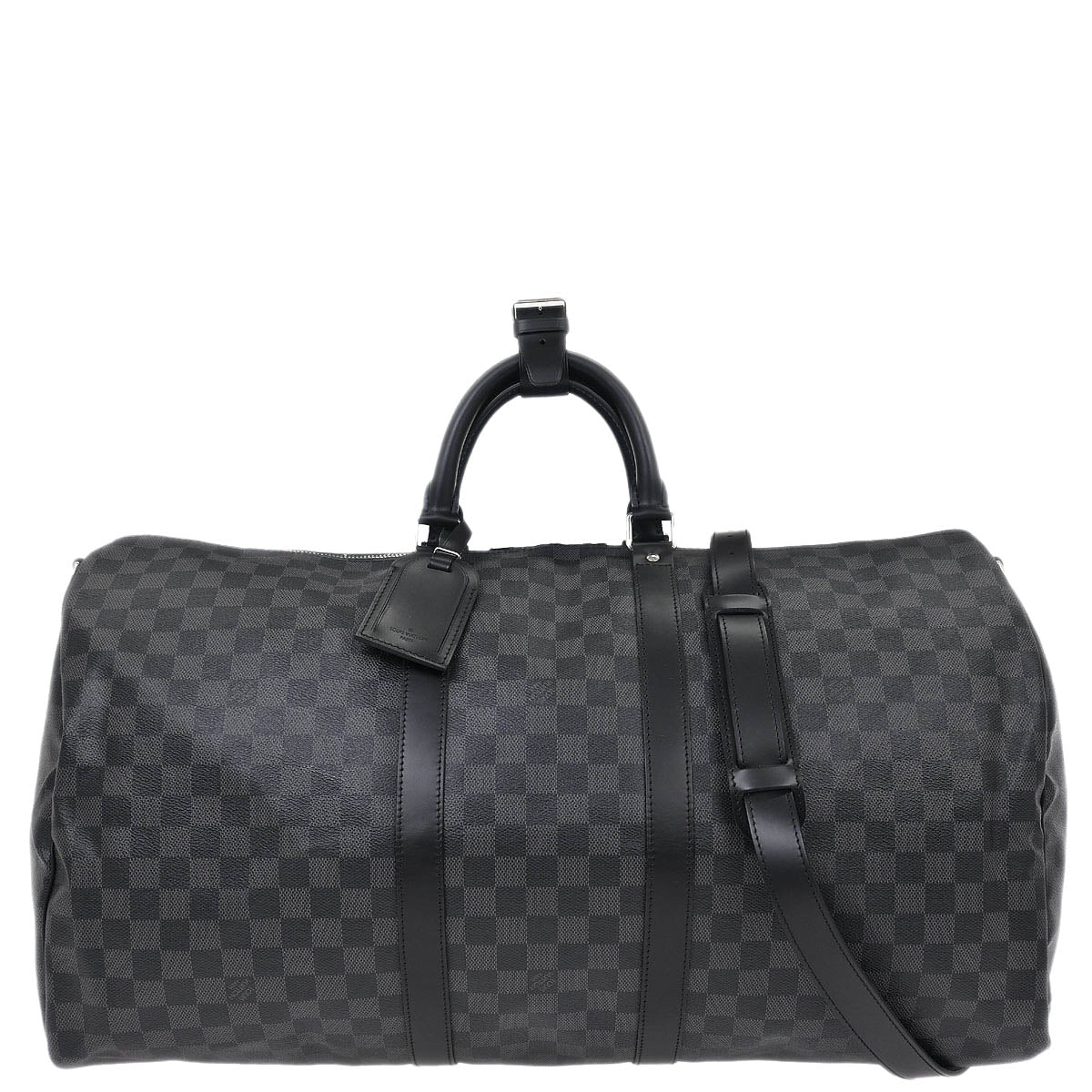 Louis Vuitton Damier Graphite Keepall Bandouliere 55 Duffle N41413