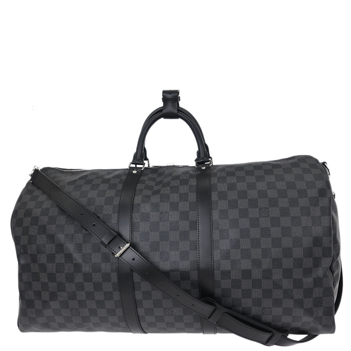 Louis Vuitton Damier Graphite Keepall Bandouliere 55 Duffle N41413