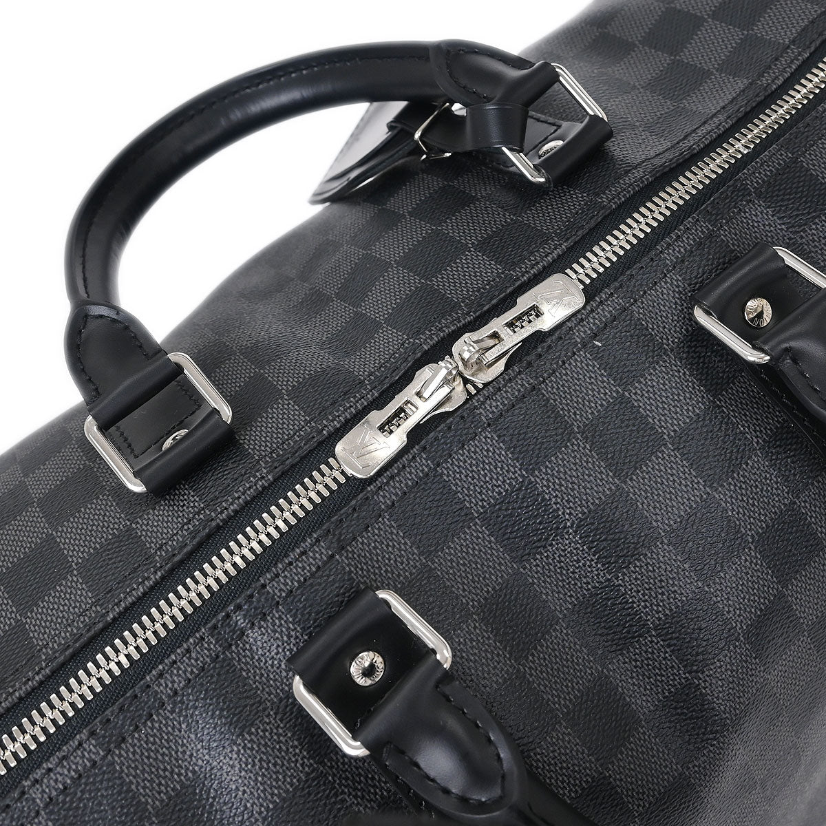 Louis Vuitton Damier Graphite Keepall Bandouliere 55 Duffle N41413