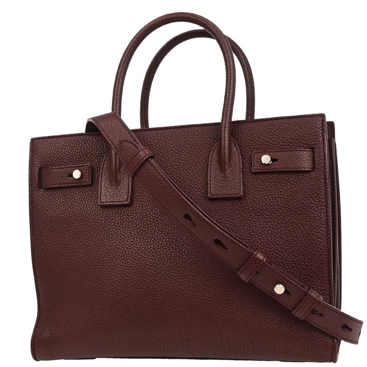 Saint Laurent Bordeaux Sac de Jour 2way Shoulder Handbag