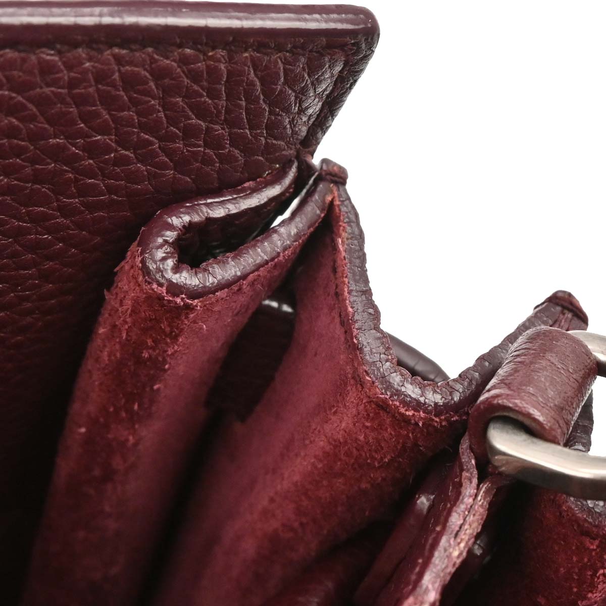 Saint Laurent Bordeaux Sac de Jour 2way Shoulder Handbag