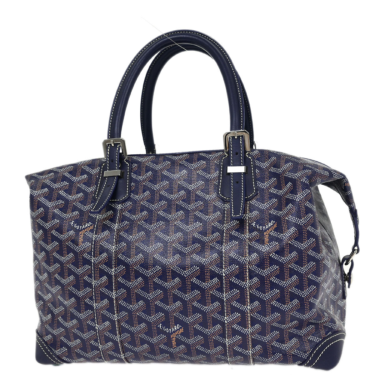 Goyard Navy Bowling 30 Handbag