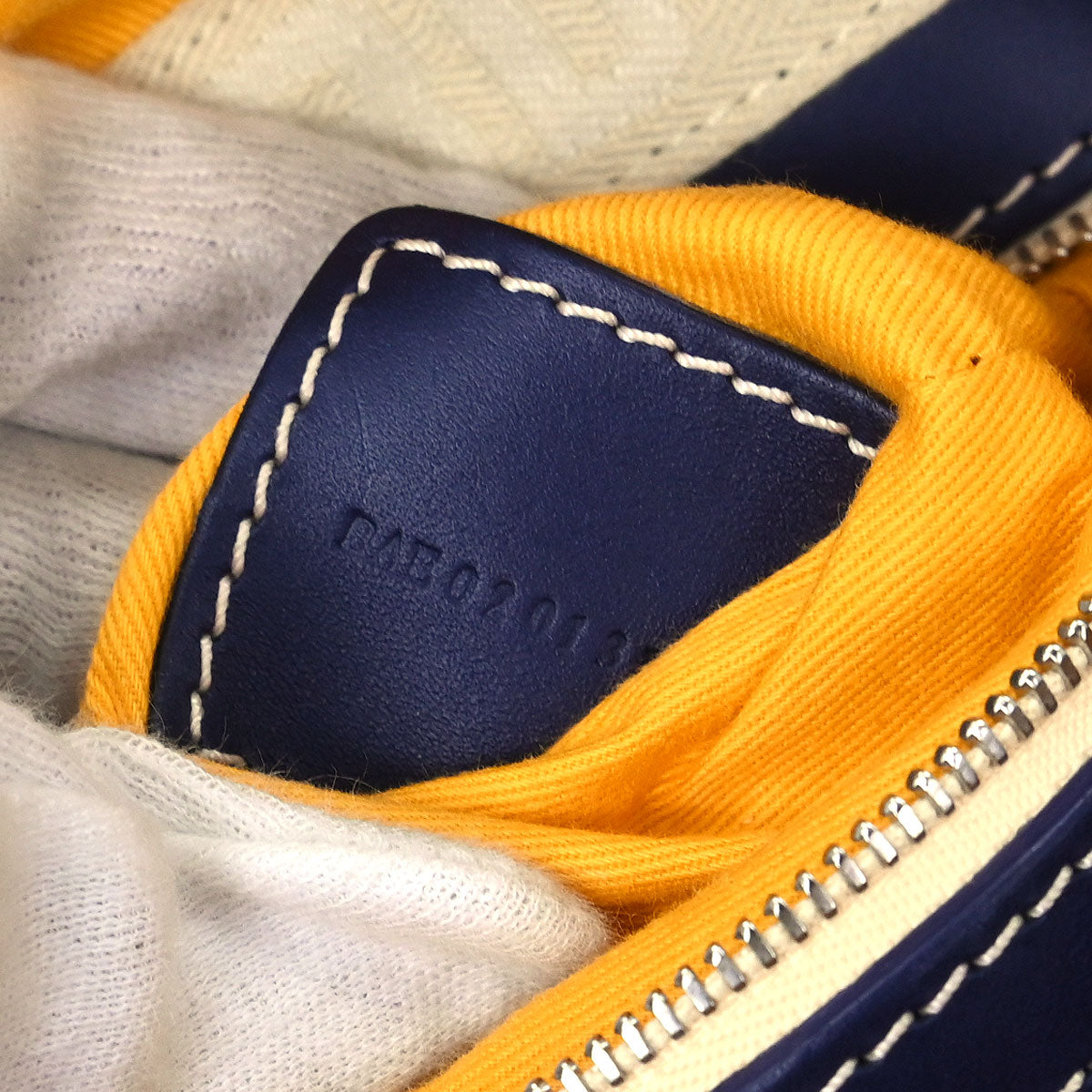 Goyard Navy Bowling 30 Handbag